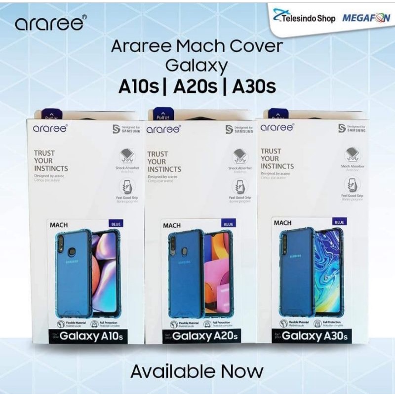 SILICON CASE | CLEAR CASE ARAREE MACH SAMSUNG A10S A20S A30S PREMIUM CASE