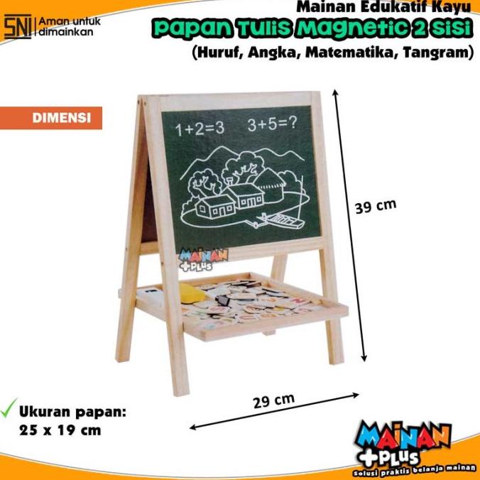 

TERLARIS MAINAN EDUKASI KAYU PAPAN TULIS MAGNET STANDING WHITEBOARD BLACKBOARD BERKUALITAS TINGGI