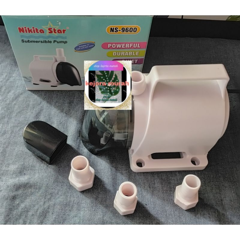 NIKITA STAR NS9600 NS 9600 POMPA CELUP KOLAM AQUARIUM SUBMERSIBLE PUMP