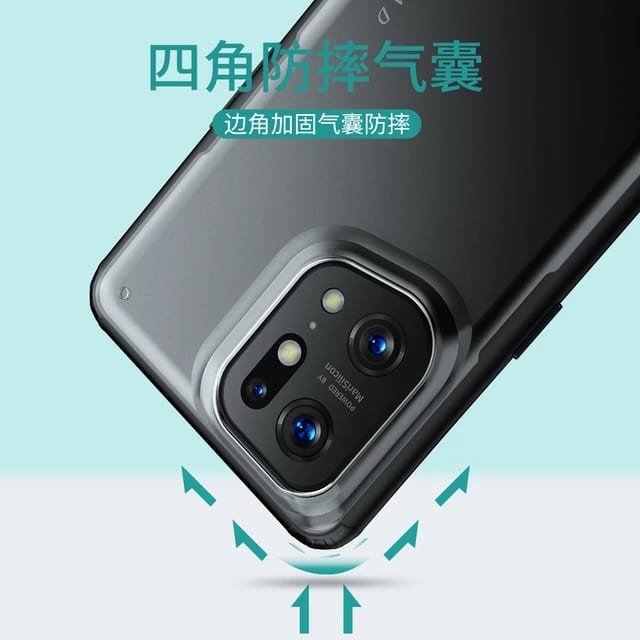 OPPO FIND X5 PRO 5G SOFT CASE FROSTED TRITONE SERIES ORIGINAL