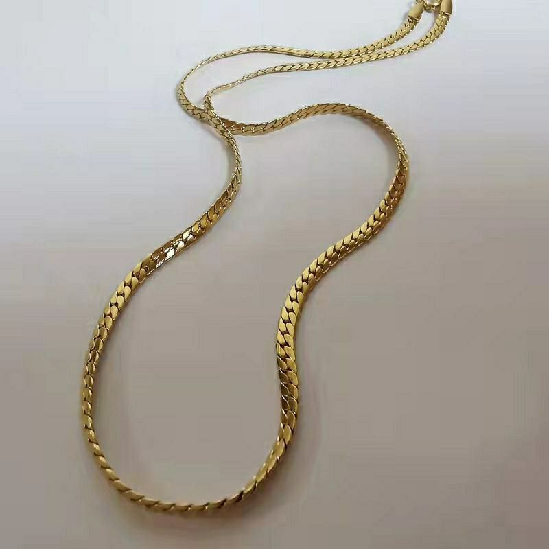 kalung import titanium asli anti karat&amp;alergi 45-60cm KP-23