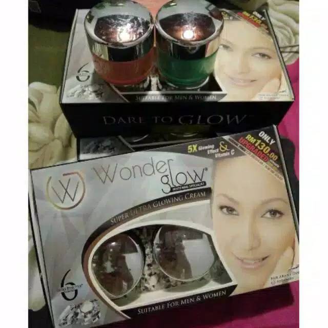 Cream siang malam wonder glow