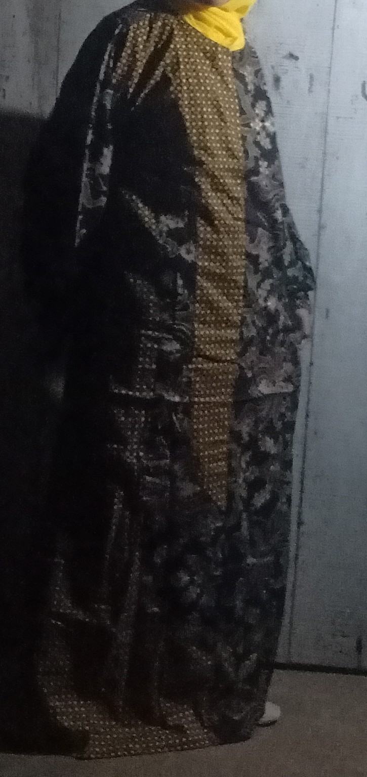 Gamis Batik Modern Murah Katun Halus Kombinasi Truntum, Ori Gamis Batik Pekalongan Big Size Jumbo