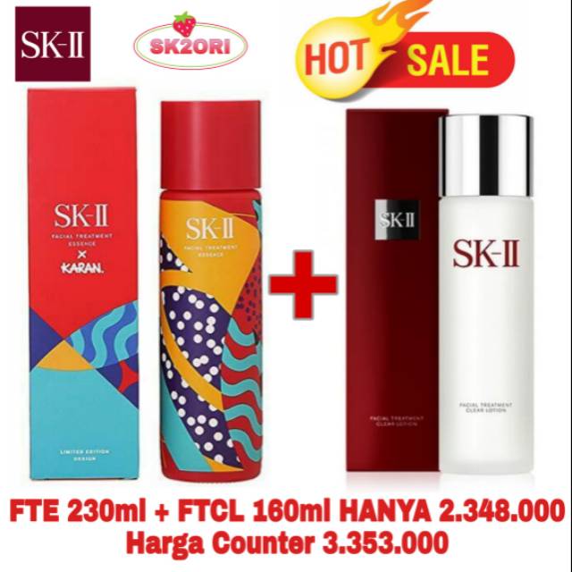 SK-II SKII SK2 FTE 230ML + FTCL 230ml