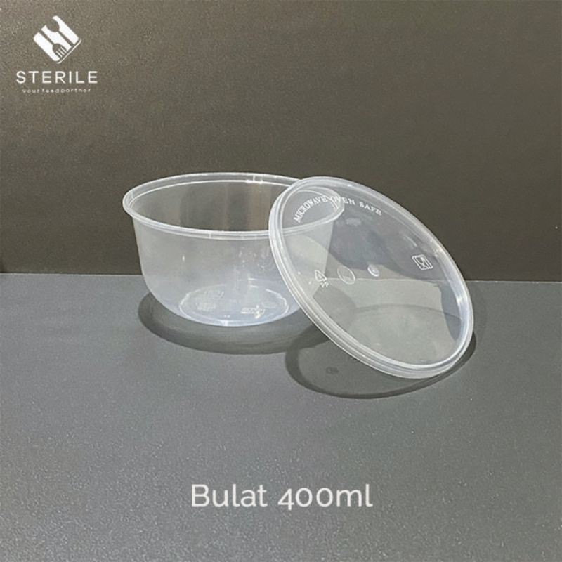 cup puding 400 ml / mangkuk plastik 400 ml thinwall / bowl 400 ml