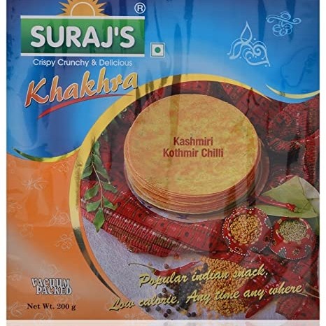 

SURAJ'S KHAKHRA KASHMIRI KOTHMIR CHILLI 200GM