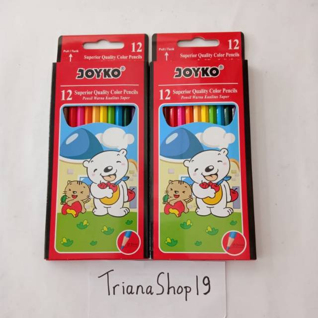 

Pensil Warna Panjang 12 Warna Joyko