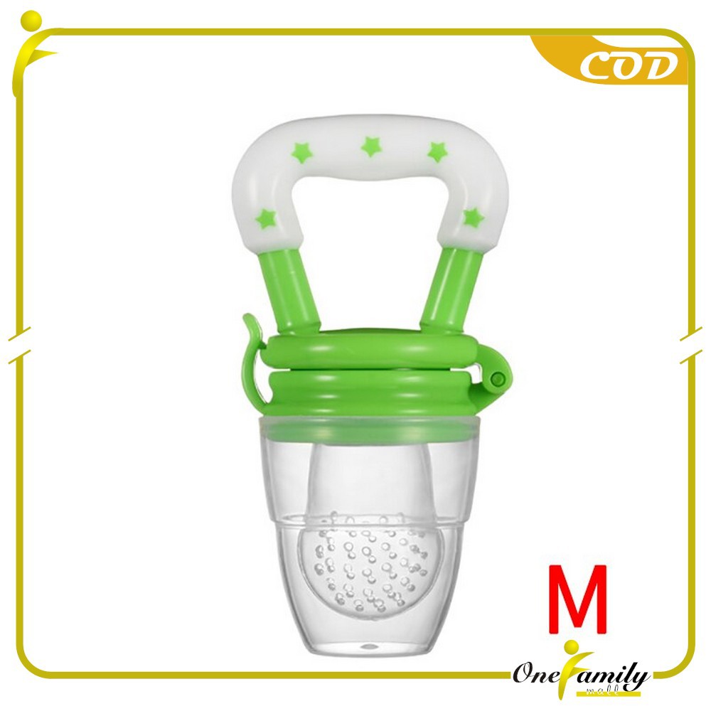 ONE-C44-45 Empeng Dot Buah Anak Bayi Baby Fruit Feeder Rattle Teether Kompeng Pacifier Gigitan Bayi-Empeng M