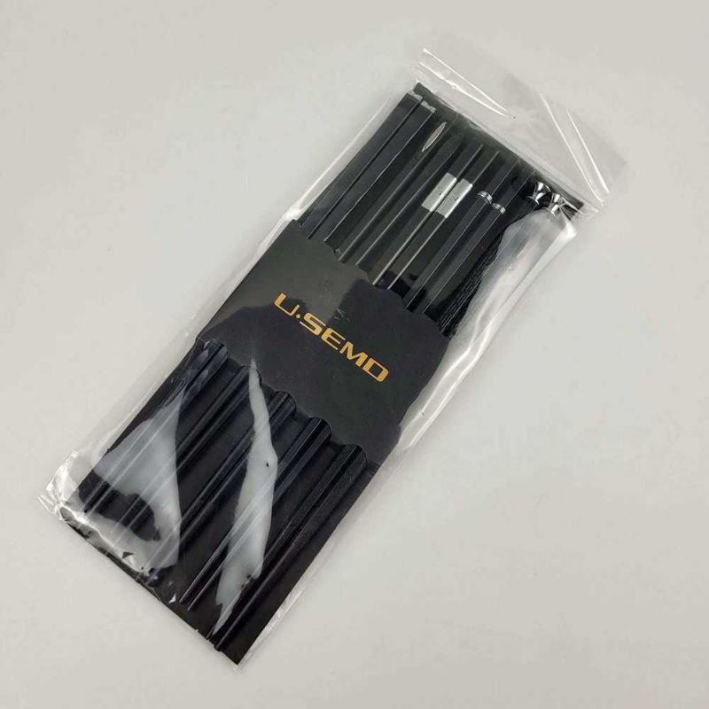 Sumpit Makan Japanese Style Set 5 Pasang Bahan Metal / Alat Makan Sumpit Model Jepang