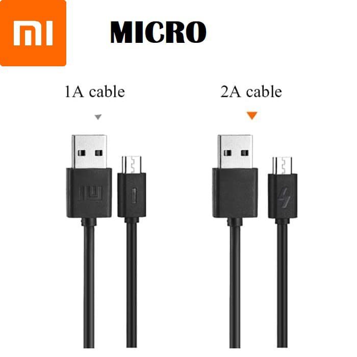 Kabel Data XIAOMI USB MICRO 2A ORI Original Kabel Charger   Grosir