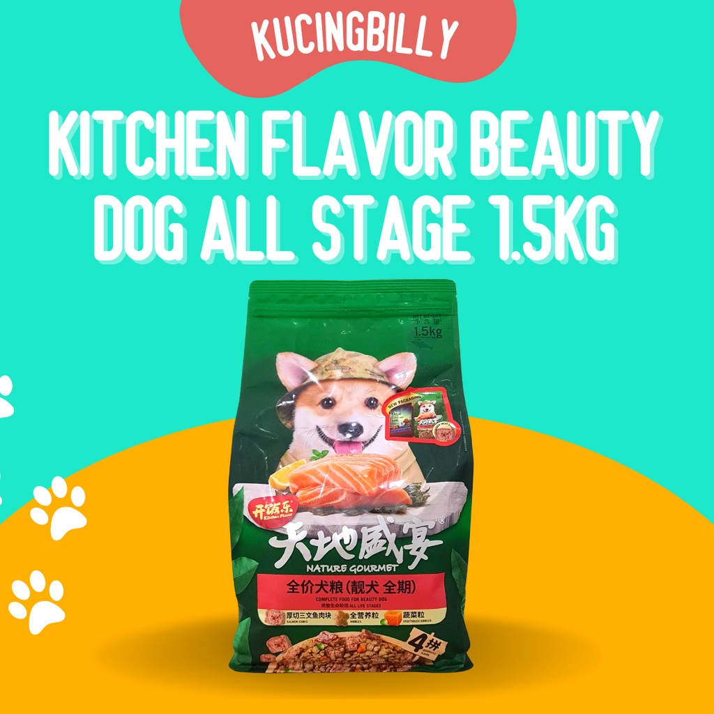 KITCHEN FLAVOR BEAUTY DOG ALL LIFE STAGES 1.5KG