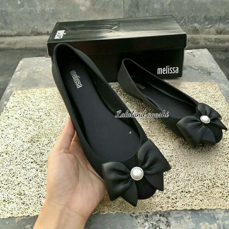 Sepatu melissa Sapatilha Doll VI/sepatu melissa pita 2021/sepatu melissa hitam