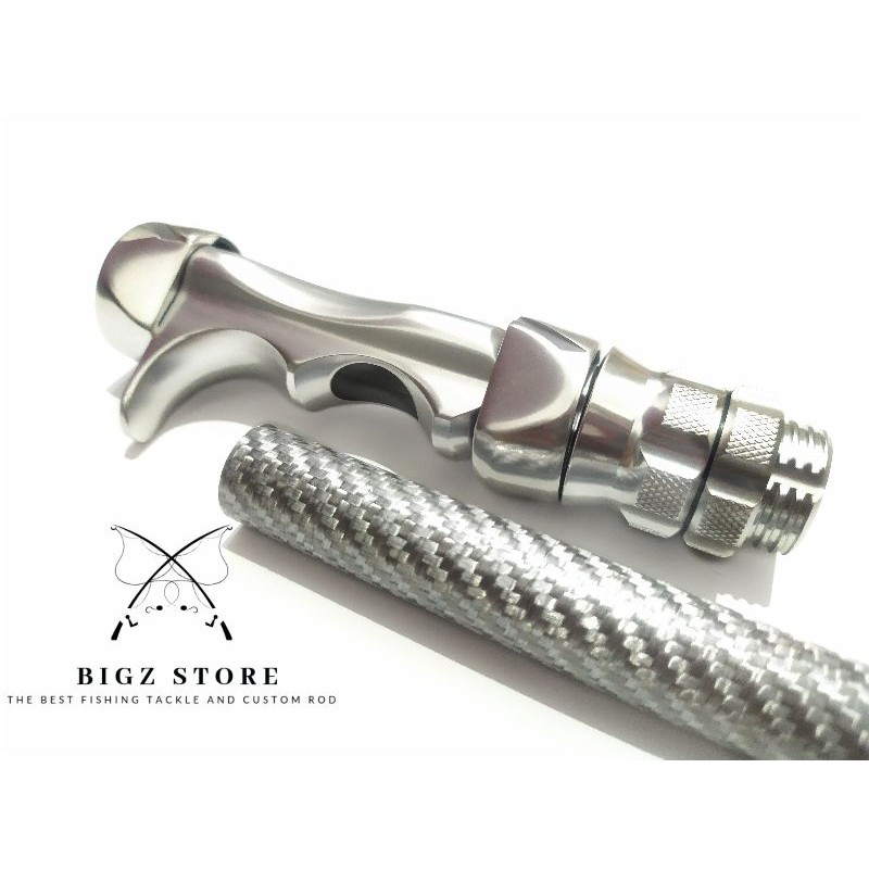 REEL SEAT ALPS ALTEX 16 BC + CARBON TUBE MADE IN USA ORIGINAL ALUMUNIUM BAIT CASTING