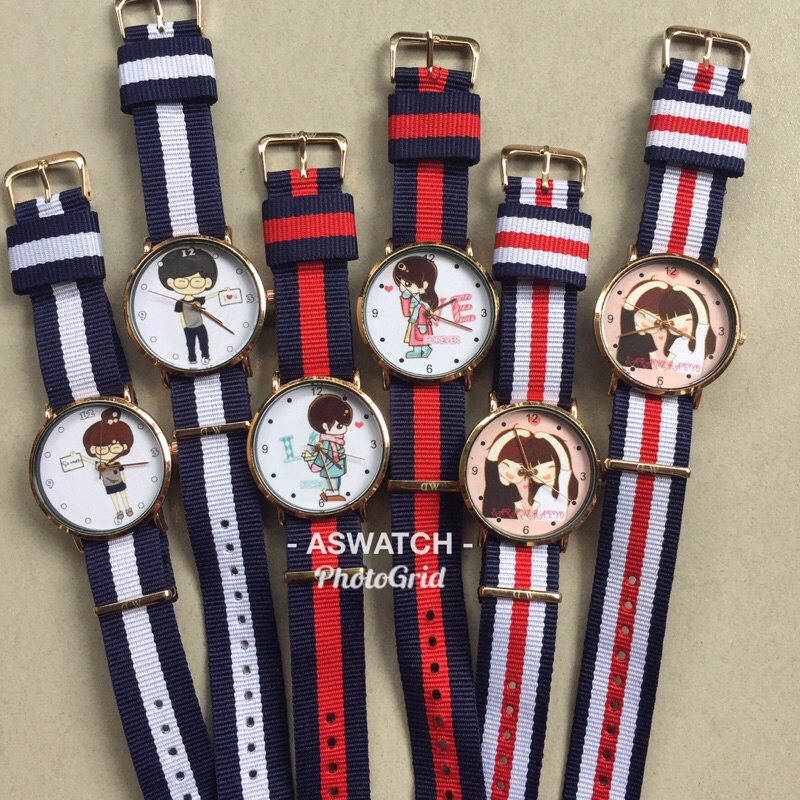 JAM TANGAN WD || Jam tangan kanfas | jam tangan custom