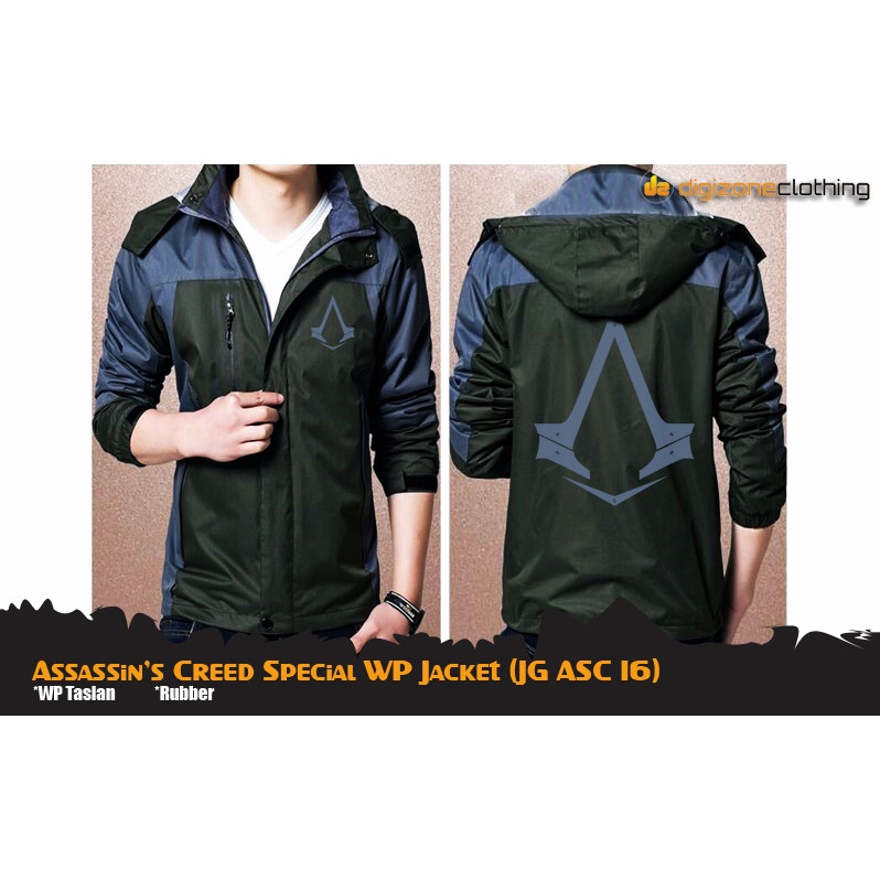 Jaket Hoodie Gaming Assassin's Creed WP Jacket JG ASC 16