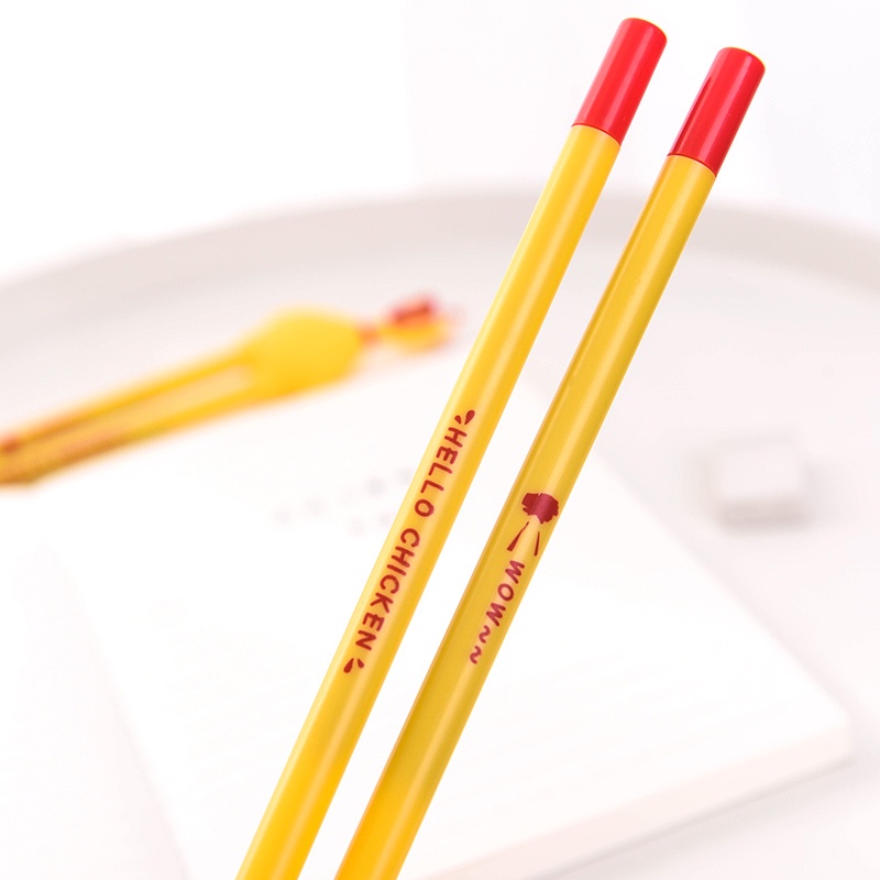 

Panmomo Hello Chicken 2in1 Gel Ink Pen - Pulpen Gel Tinta Hitam