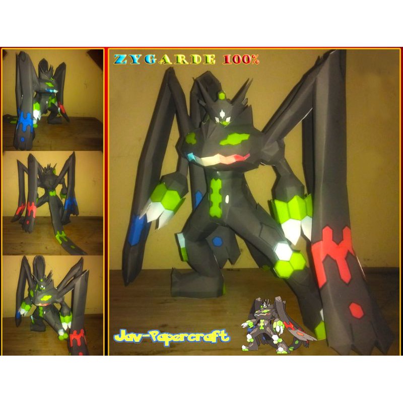 Pokemon Zygarde v3 Papercraft