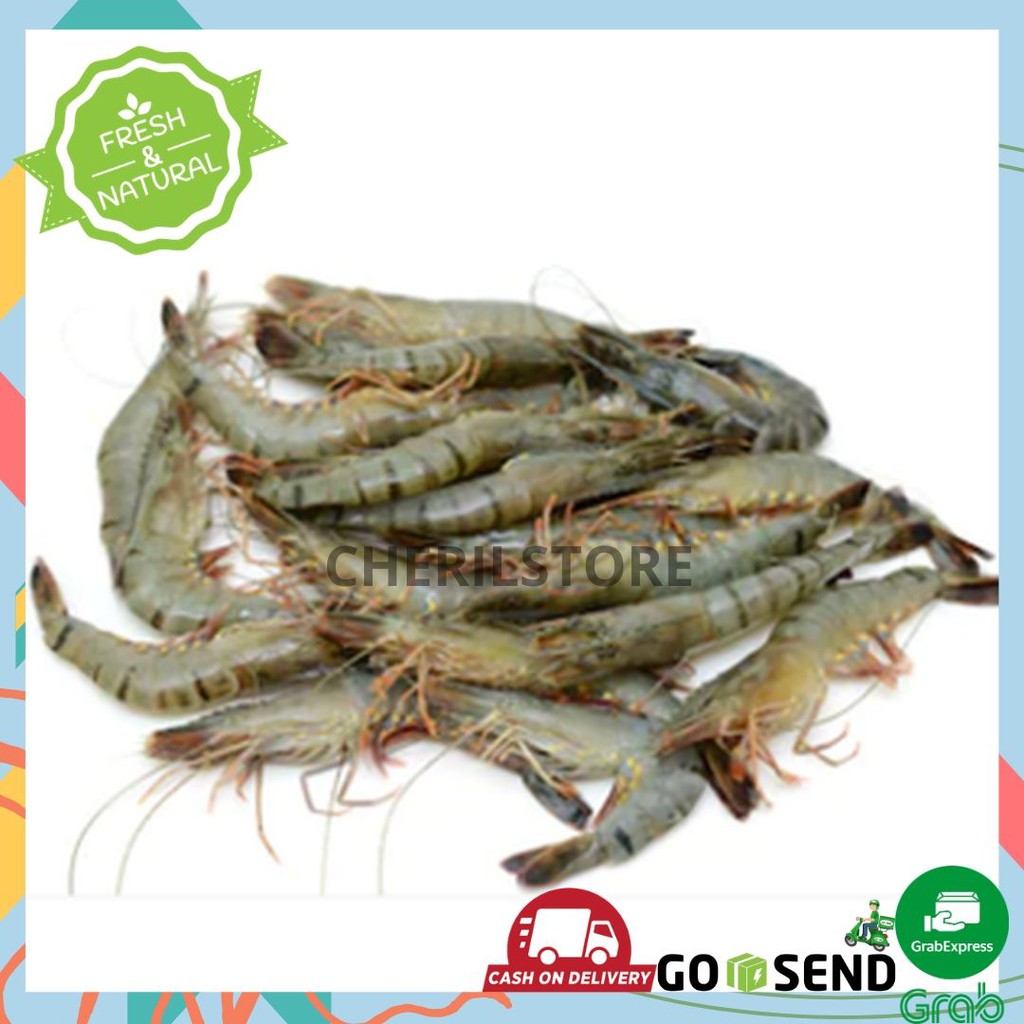 UDANG VANAME SIZE SEDANG IKAN SEGAR 250GRAM