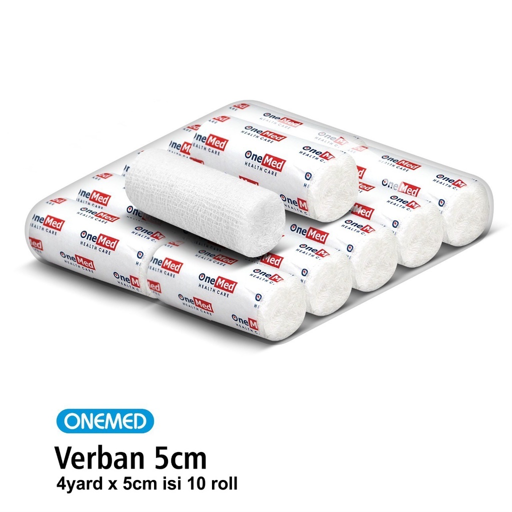 Kasa Verban OneMed 4yardx5cm Pack Isi 5rol OJB