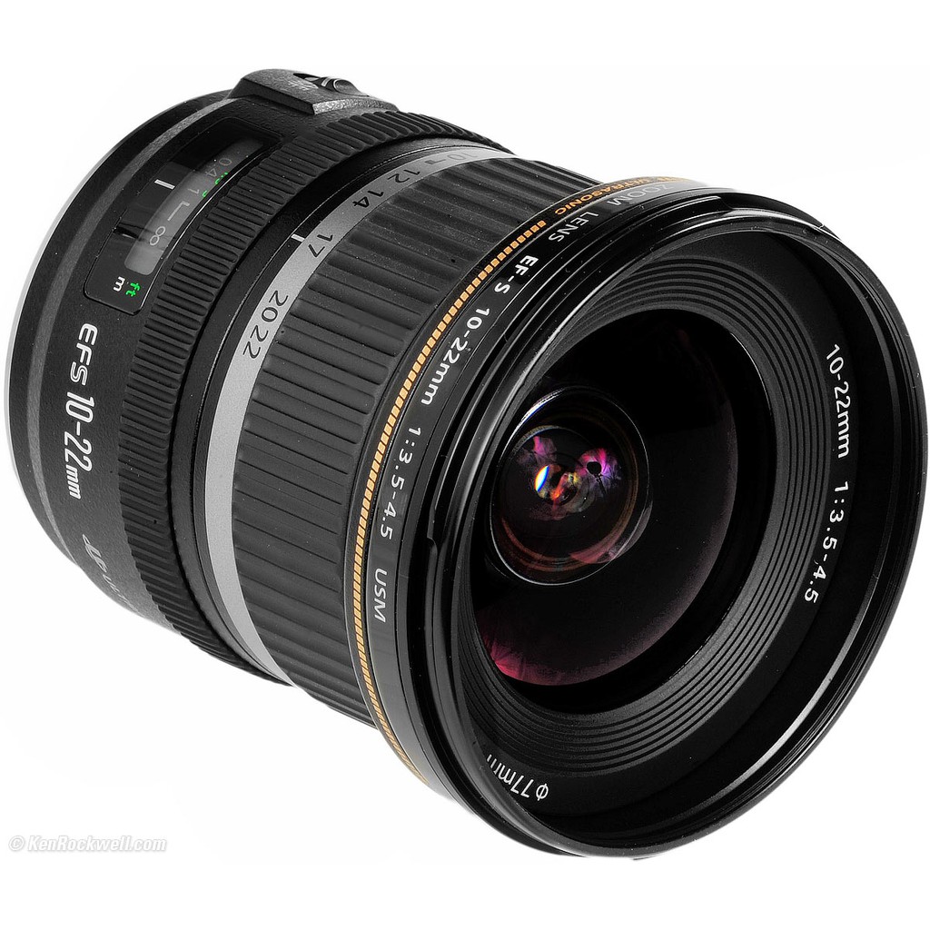 Canon EF-S 10-22mm f/3.5-4.5 USM Lensa Ultra Wide Angle DSLR