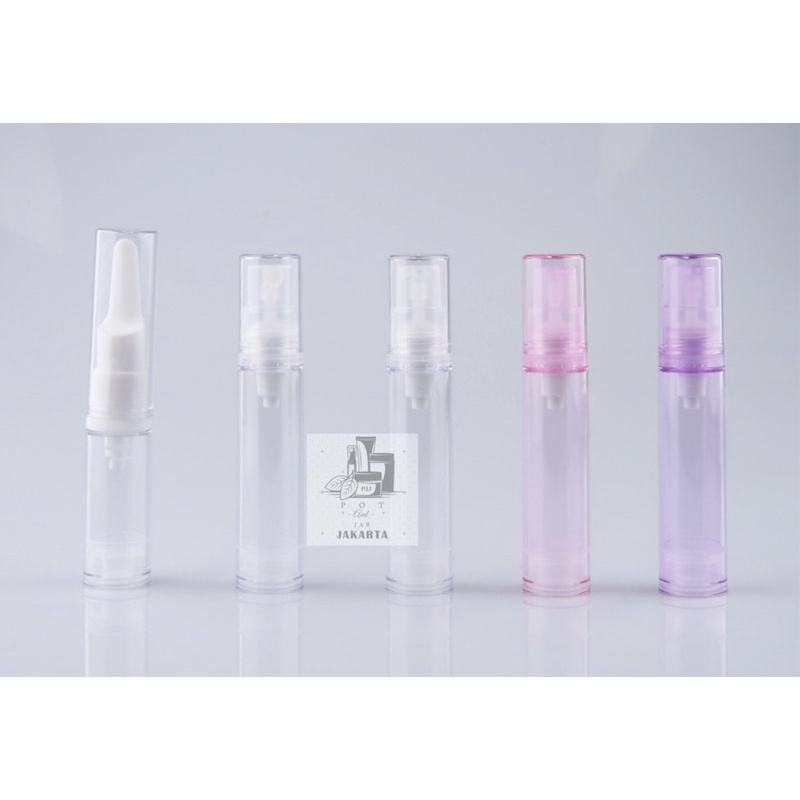 Botol Airlesspump Serum/eyecream/krem dokter/lotion uk. 5ml/10ml/15ml