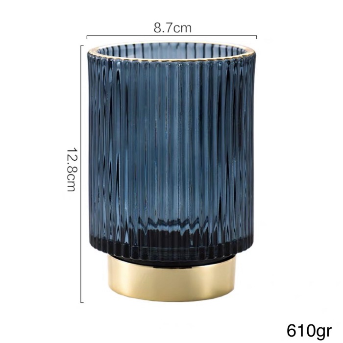 

Bergaransi Candice Glass Holder/Makeup Organizer/Brush Holder/Pen Holder Hemat