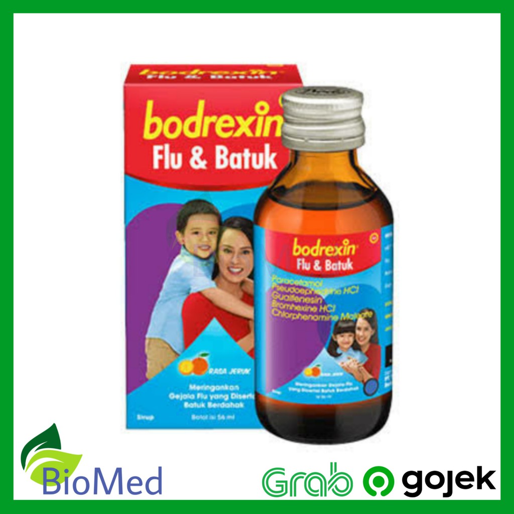 BODREXIN Sirup FLU BATUK PE - Obat Batuk Pilek Flu Anak