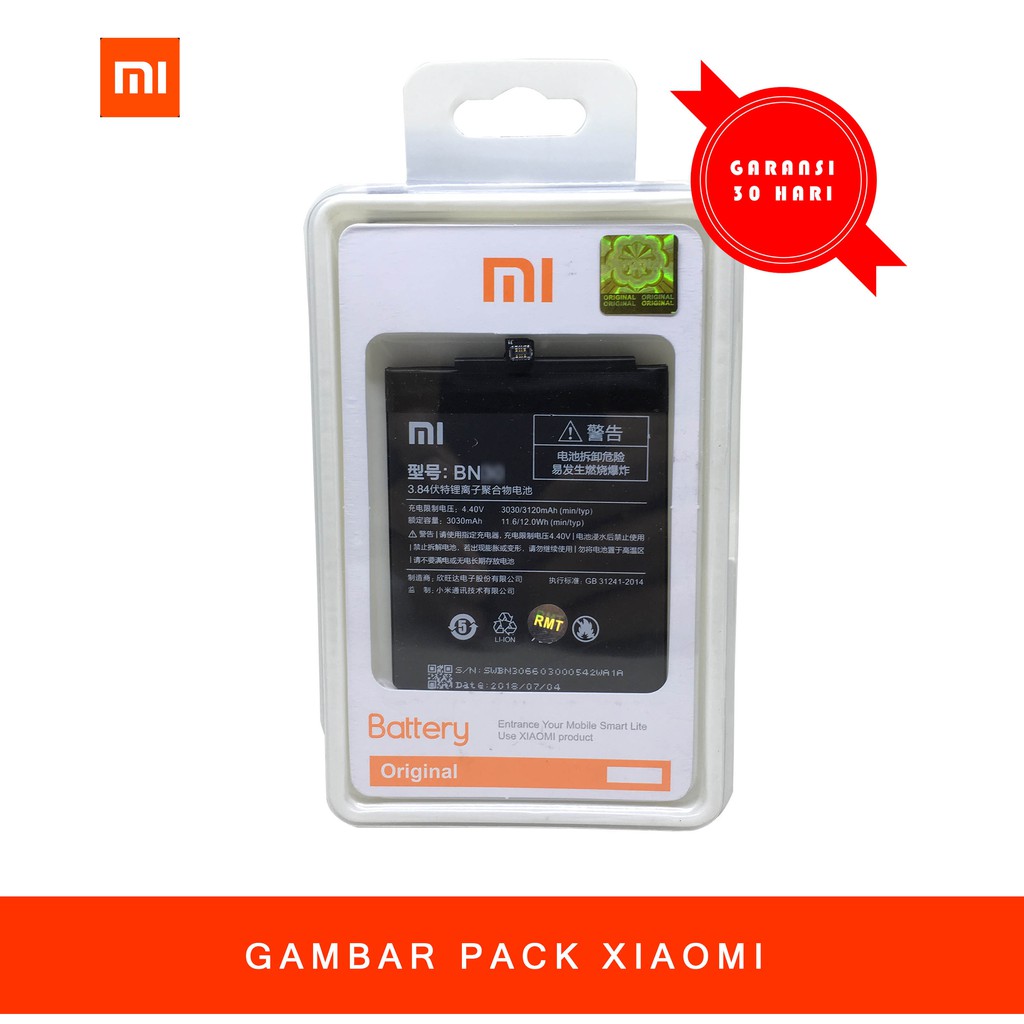 BATERAI XIAOMI BM47 REDMI 4X REDMI 3 REDMI 3S REDMI 3 PRO REDMI 3X ORIGINAL