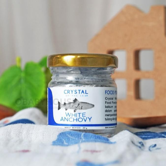 

SALE!! KODE-288 Crystal of the Sea White Anchovy Powder / Bubuk Teri 20 gr (BPOM Certified)