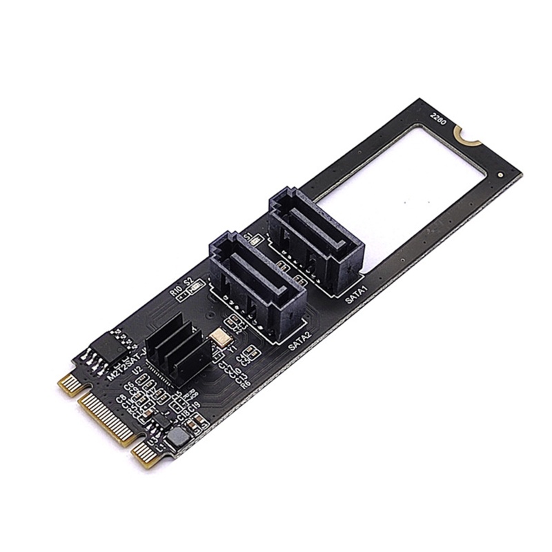 Btsg for M.2 Adapter 2port to NVME Adapter M2 to Sata3.0 PCIe Untuk Kunci for