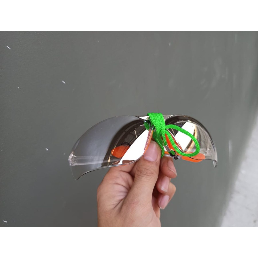 Promo Kacamata Safety Clear Mirror Ansi Z87.1-2010