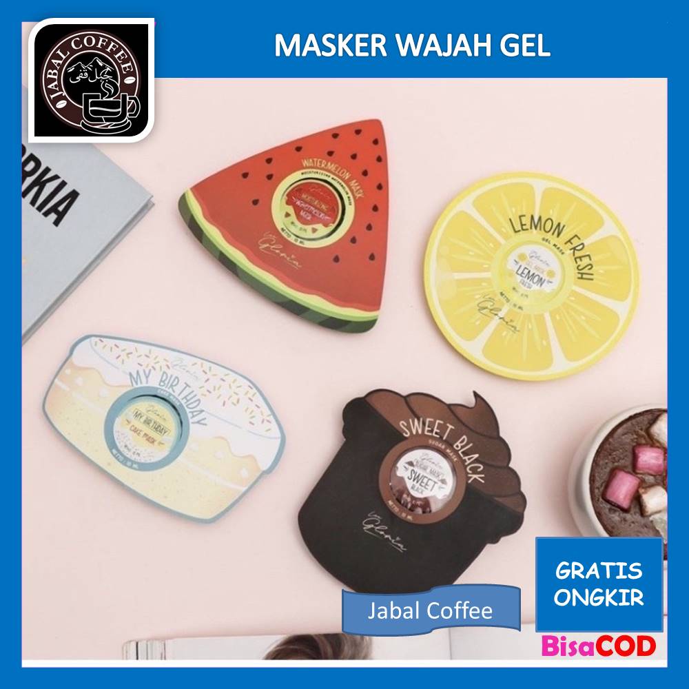 Masker Wajah Rasa Buah / Masker Lea Gel Mask By Lea Gloria