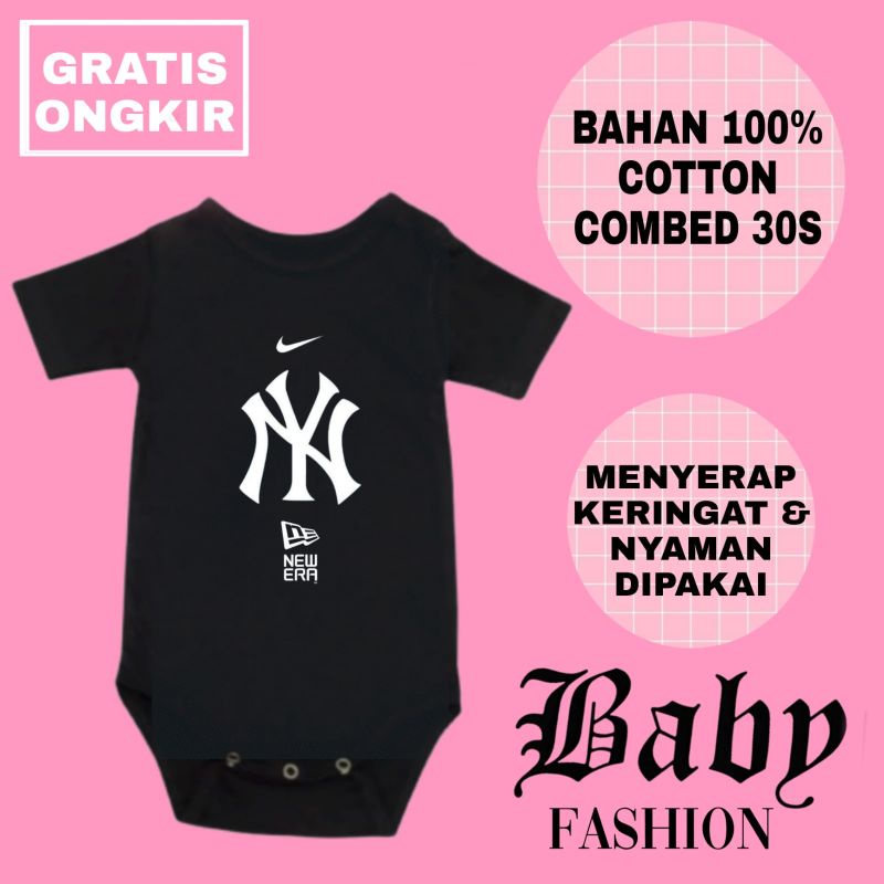 BABY JUMPER NIKE New Era Yankees - BODYSUIT Jumpsuit Branded Distro Baby Kids - BAYI ANAK Laki Laki 