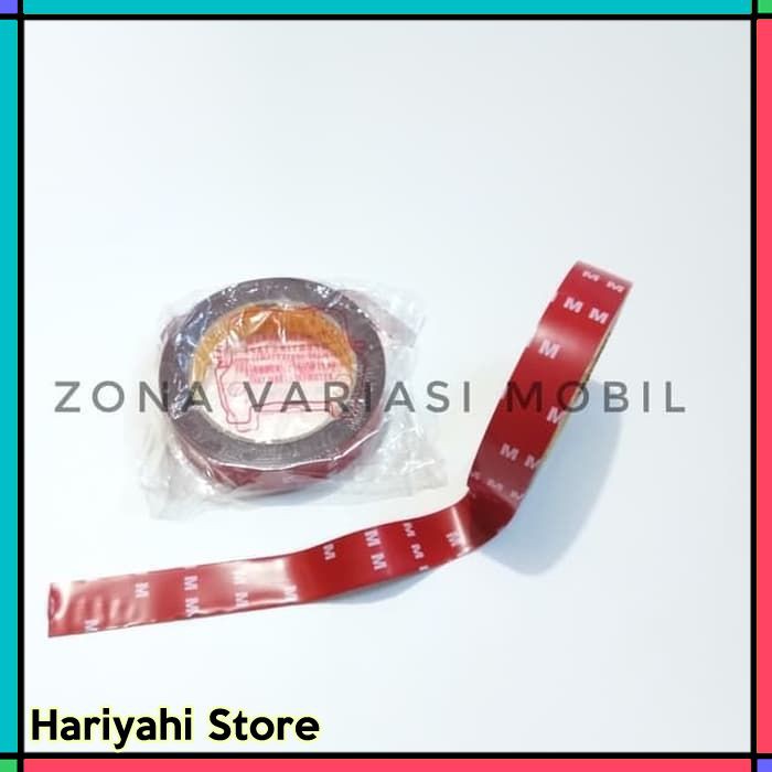 

Double Tape / Perekat 2 sisi MM 3M MERAH 24MM x 4.5 M TERMURAH