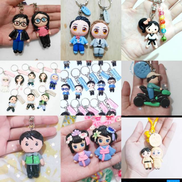 Gantungan Kunci Clay (custom)