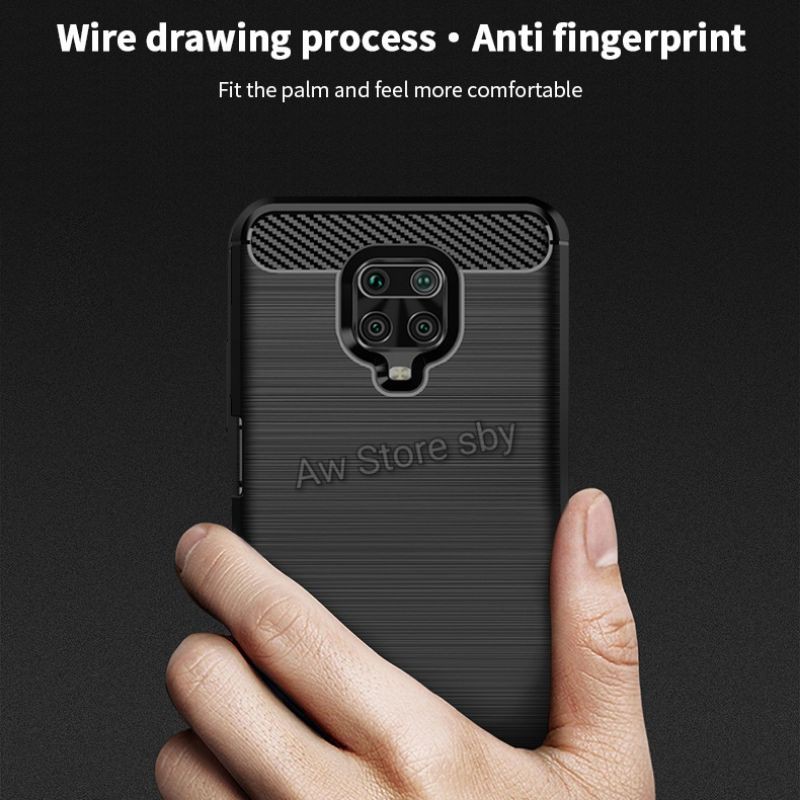 Case Redmi note 9 pro autofocus fibercarbon