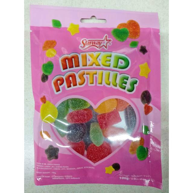 

Starway jelly mixed pastilles 100 gram/permen empuk