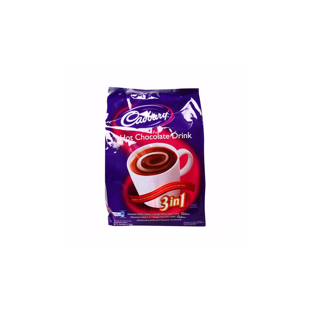 

Cadbury Hot Chocolate Instan Bag 15x30g