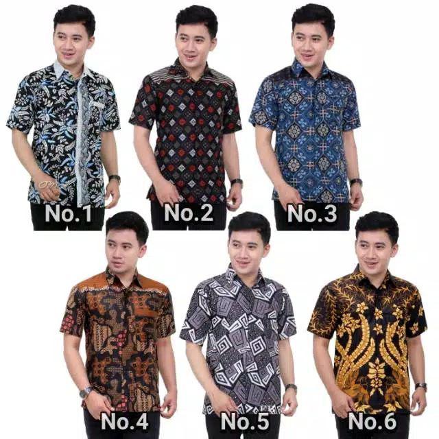 Kemeja Batik Pria Motif Mataram