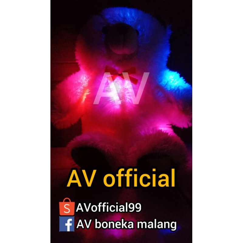 Boneka bear LED/Kado unik/Kado pacar/Bear