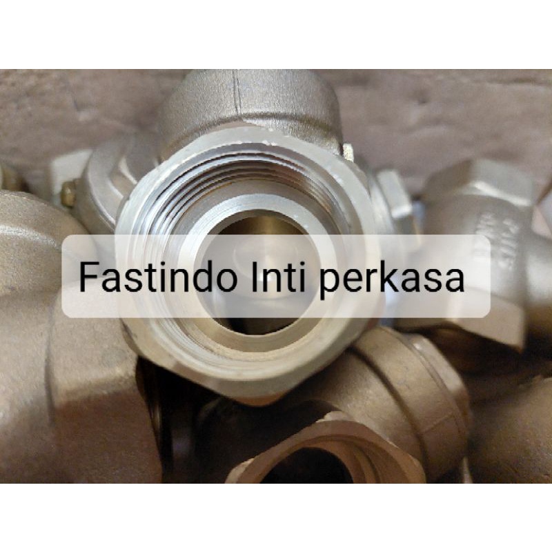 Check valve kuningan drat 1 inch/Swing check valve