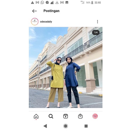 Mava Tunik navy Preloved PL Odeca daily bukan heavenlights