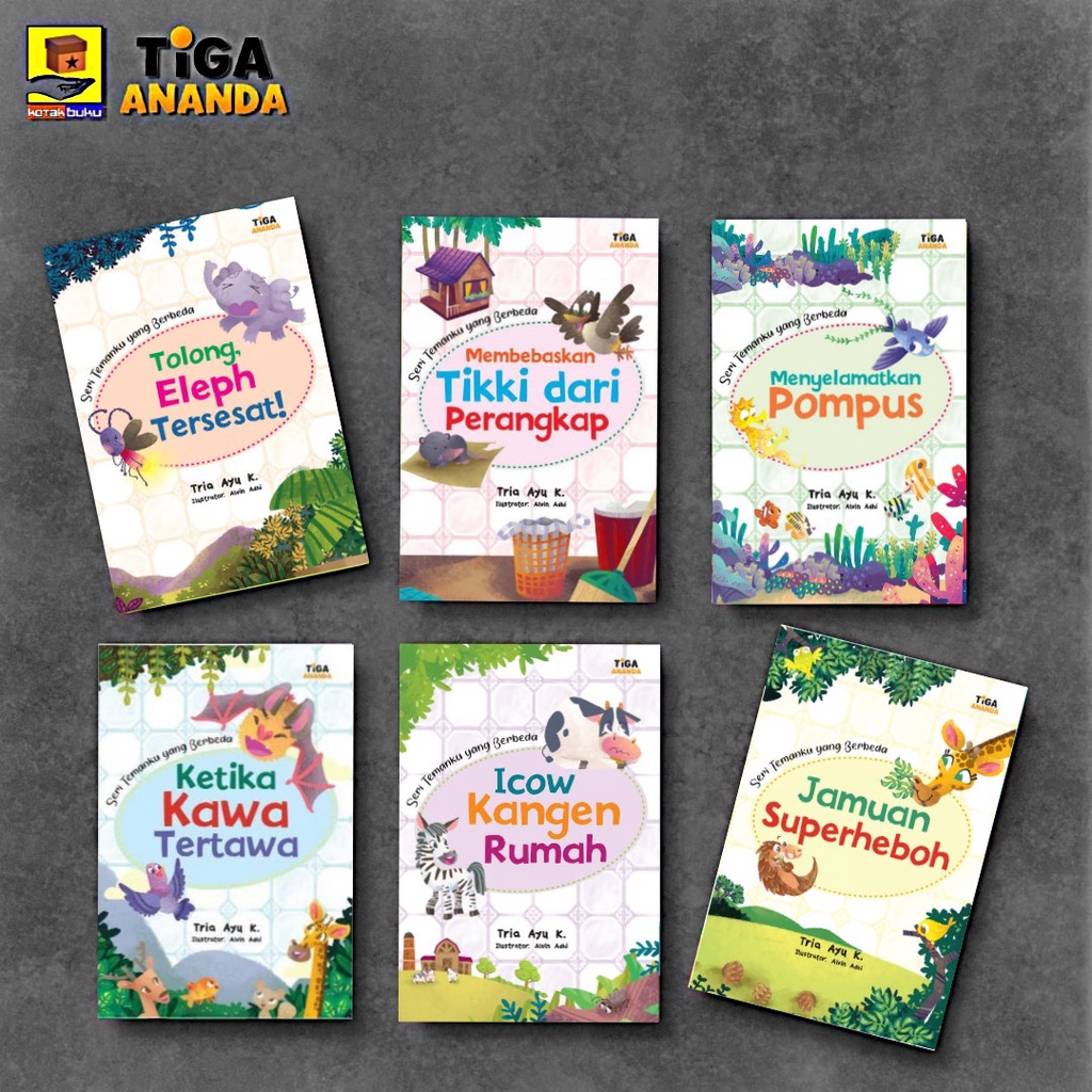 Cerita Anak / Seri Temanku Berbeda / Buku Anak TK Paud / Buku Cerita Anak TK PAUD
