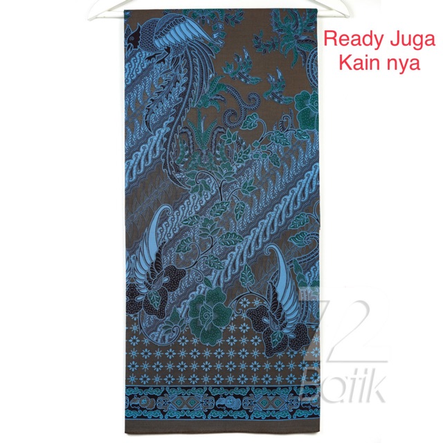 KEMEJA BATIK PRIA Lengan Panjang Premium Warna Coklat Biru Hijau 726915 Cap 72 - Baju Kemeja Atasan Pakaian Setelan Batik Pria Cowok Laki Laki Remaja Keluarga Kantor Lengan Panjang Modern Slimfit Slim Fit Premium Kekinian