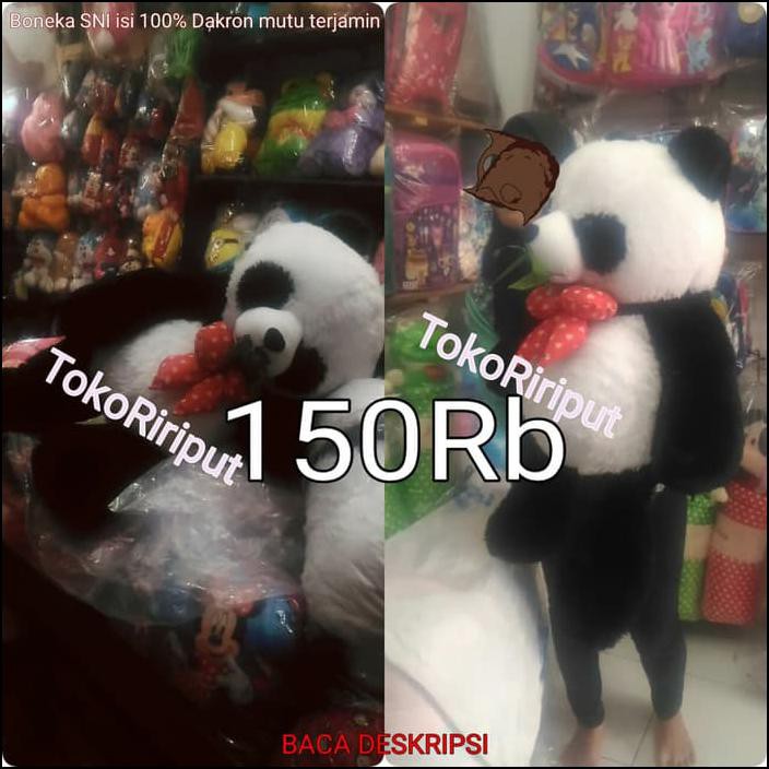 Boneka Panda Dasi Besar Jumbo Sni Super Empuk (Jual Jg Tedy Bear