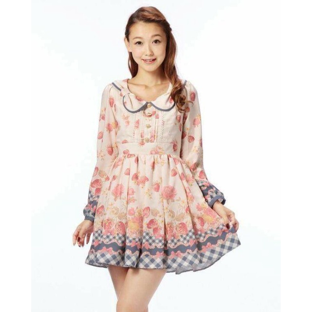 Liz Lisa My Melody Strawberry Dress (blue)