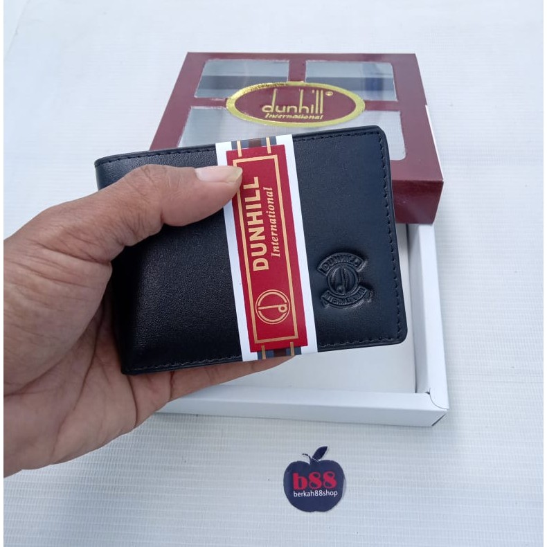 Dompet Pria Mini DHL Kulit Asli Tanpa Resleting