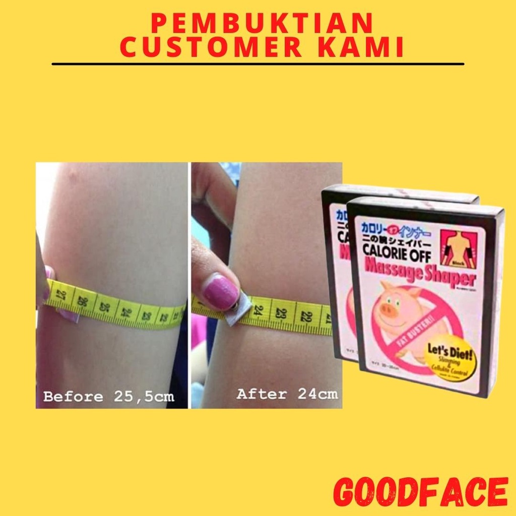 CALORIE OFF ARM MASSAGER SHAPER KORSET PENGECIL LENGAN PEMBAKAR LEMAK KORSET KORSET PELANGSING