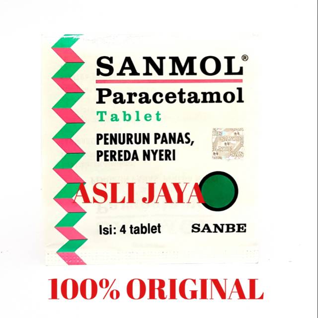 Sanmol Paracetamol Tablet - Obat Penurun Panas