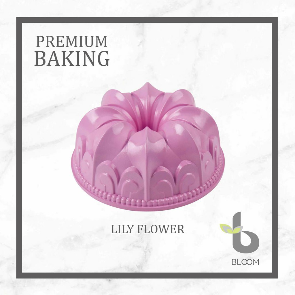 LOYANG CETAKAN KUE PUDDING LILY FLOWER PAN BLOOM